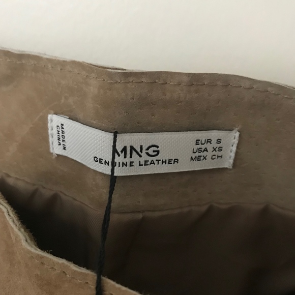 Mango Genuine Leather Buckle Skirt - Picture 4 of 6